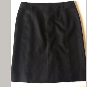 J. CREW Pencil Lined 100% Wool Knee Length Skirt